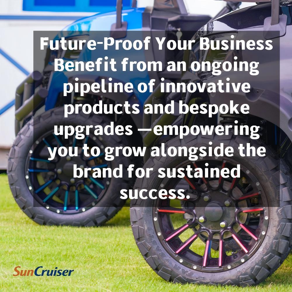Sun Cruiser EV protects your long term prosperity with a strong pipeline plan and bespoke upgrades.